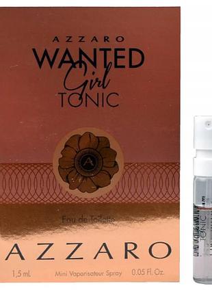 Azzaro wanted girl tonic туалетная вода (пробник)
