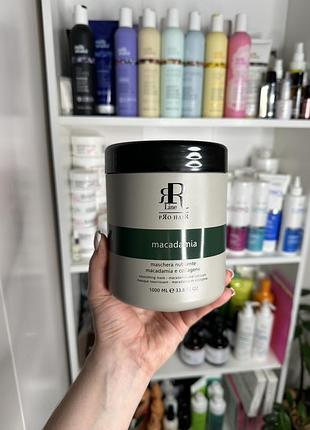 Real macadamia маска для волосся з олією макадамії і колагеном 1 л