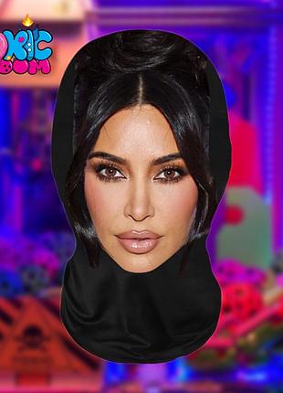 Маска ким кардашьян чулок на голову