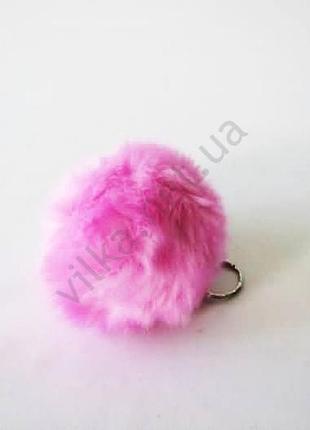 Брелок шарик меховой о,8 см шесть цветов forkopt