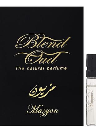 Blend oud mazyon парфюмированная вода (пробник)