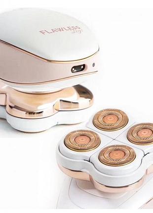 Эпилятор аккумуляторный женский flawless legs для ног, женская электробритва для ног