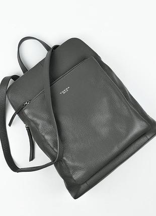 Брендовий оригінальний новий сірий італійський рюкзак сумка-трансформер tosca blu