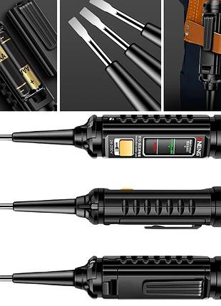 Профессиональная отвертка-тестер напряжения 24-250в с подсветкой и функцией ncv — инструмент для электрика
