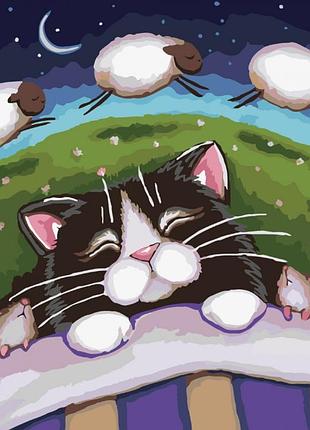 Картина по номерам сладкие сны 40х40 тм идейка кно2476