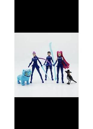 Набор kpop охотники на демонах фигурка игрушка дерпис тигр руми мира зои сасси фигурка кукла