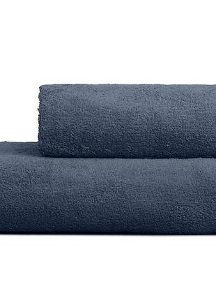 Рушник махровий ідеал tm ideia 70х140 см т/синій