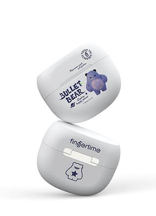 Бездротові дитячі навушники tws fingertime "bullet bear" ddx1 white