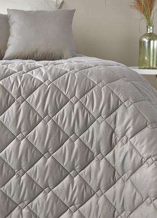 Покрывало 210х240 см ideia стеганное двухстороннее качественная стежка микрофибра на кровать диван