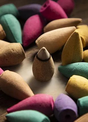 Набір із 15 конусів пахощів зворотного потоку