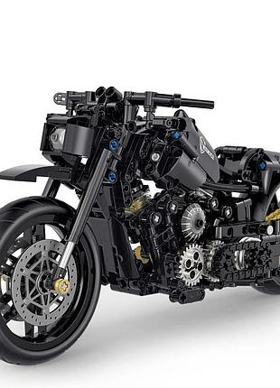 Конструктор "классический мотоцикл" 1:8 – 575 деталей, чёрный