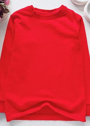 6 лет, рост 116 красный детский лонгслив однотонный артикул: 25430 бренд: next (некст)