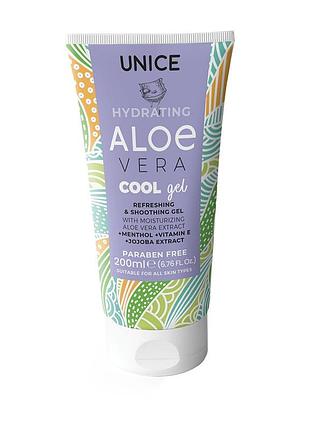 Гель для тіла unice з алое вера, 200 мл