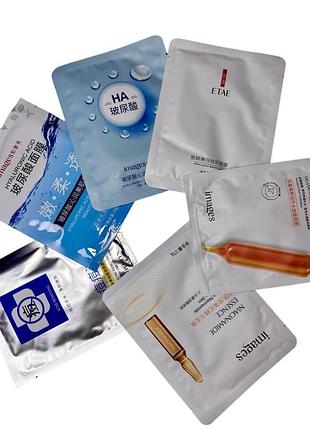 Набор тканевых масок для комплексного ухода за кожей х 6 шт 25 г