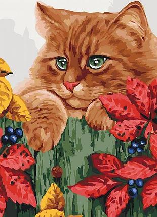 Картина по номерам рыжее счастье тм идейка 40 х 50 см кно4091