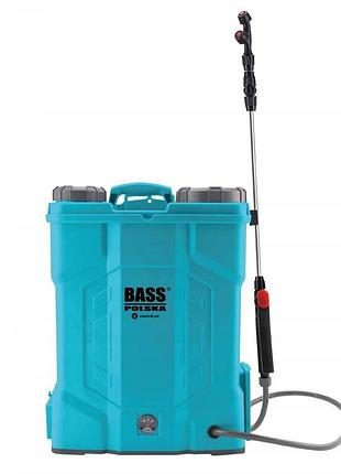 Аккумуляторный опрыскиватель 18л + насадка для опрыскивания гербицидов bass polska 8630