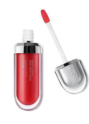 Блеск для губ kiko milano metal liquid lip colour 05 classic red