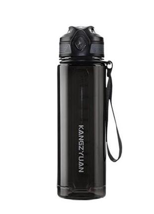 Екологічна чорна тританова пляшка 700 мл для води