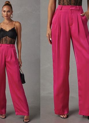 Атласные брюки карго женские брюки атласные м размер