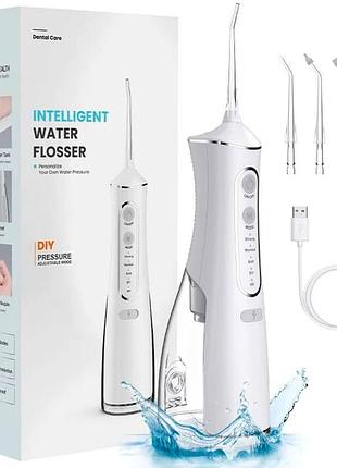 Портативный ирригатор для чистки зубов и полости рта etou 330 мл, беспроводной, водонепроницаемый