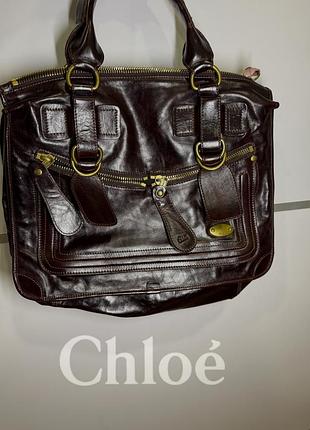 Сумка chole  у ідеальному стані, висота 32 ширина 41 см