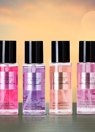 Набор спреев the best of mist victoria's secret, 4х75 мл