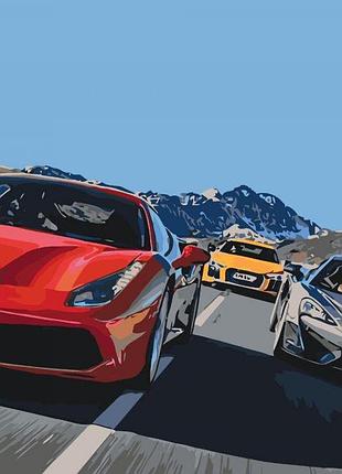 Картина по номерам жажда скорости тм идейка 40 х 40 см кно2512