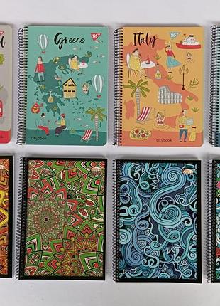 Тетрадь а5 80 лист на спирале yes, голд 973/948 клетка