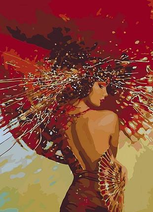 Картина по номерам искры страсти тм идейка 40 х 40 см кно4594