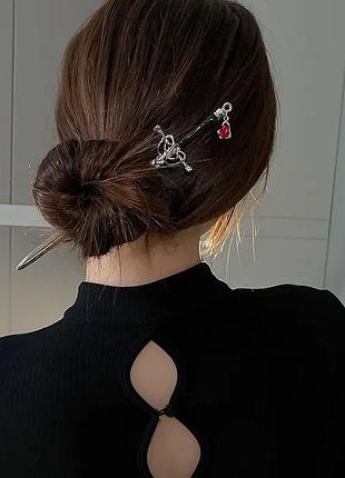 Шпилька для волос в виде меча 19 см
