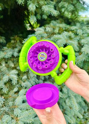 Мильна іграшка з розчином для дітей дитяча іграшка для мильних бульбашок зелений