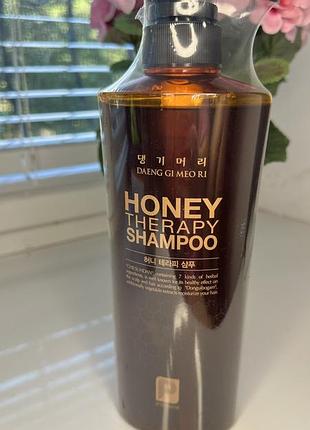 Профессиональный шампунь медовая терапия daeng gi meo ri professional honey therapy shampoo 500 мл