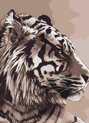 Картина по номерам амурский тигр тм идейка 40 х 50 см кно2496
