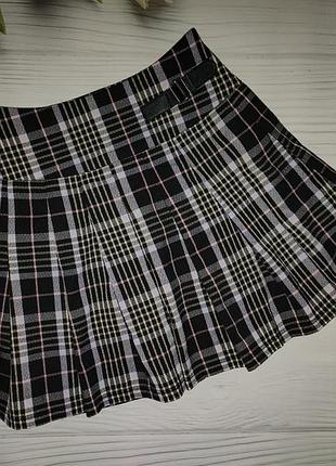 Юбка юбка мини плиссе в клетку primark
