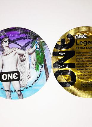 Презервативи one legend extra large (збільшеного розміру) – 1 шт.