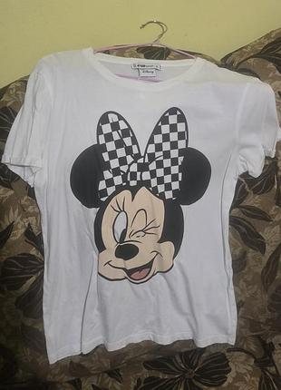 Біла футболка disney