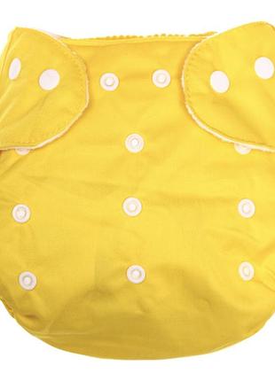 Многоразовые непромокаемые подгузники baby сity желтый