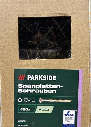 Саморезы для дсп tx25 5x60 мм 150 шт. parkside