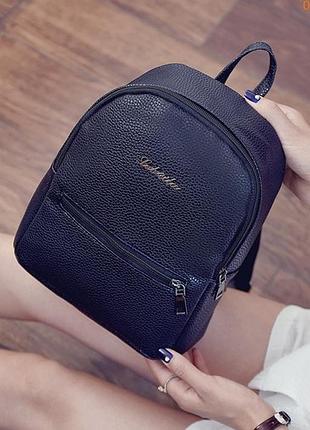 Рюкзак женский эко кожа черный( 6085 )