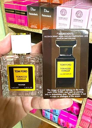 Тестер унісекс tobacco vanille tom ford (том форд тобакко ваніль) 40 мл