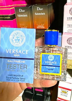 Мужской тестер versace man eau fraiche (версачи мен еу фреш ) 40 мл