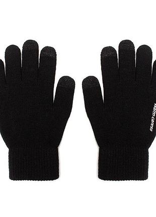 Перчатки зимние evrfelan s8r0601015 трикотажные черные для сенсорных экранов