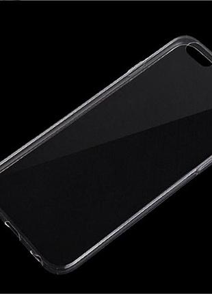 Силиконовый прозрачный чехол накладка для iphone 6s plus