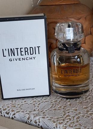 Givenchy l'interdit eau de parfum, оригинал