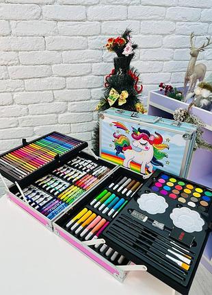 Набір для творчості у валізі 145 предметів