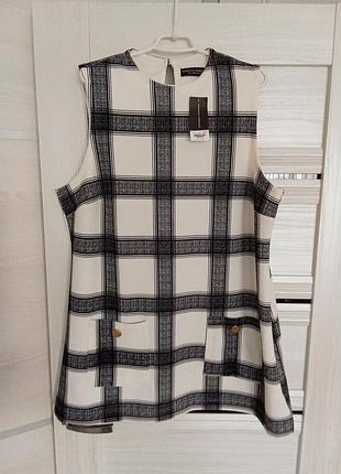 Фактурный сарафан-туника 54-56