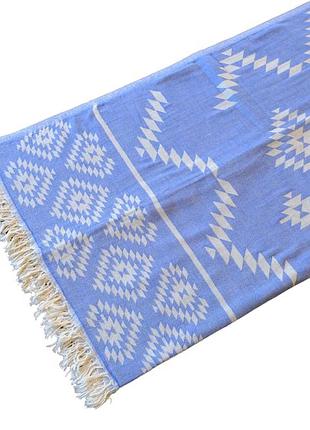Пештемаль двойная голубая