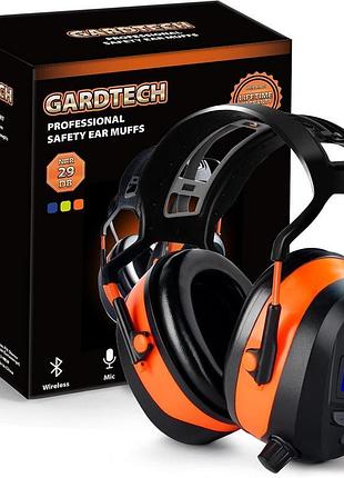 Gardtech bluetooth, навушники-fm-радіо, навушники-захист слуху nrr 29db...