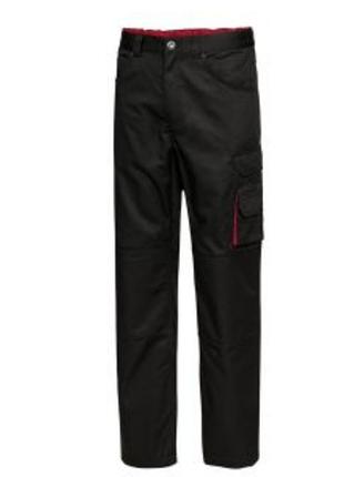 Робочі штани powerfix 54 чорні з червоним роба