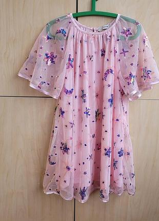 Нарядное платье george на 5-6 лет